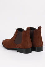 Men's Winter Easy Wear Chelsea Boots with Suede Look