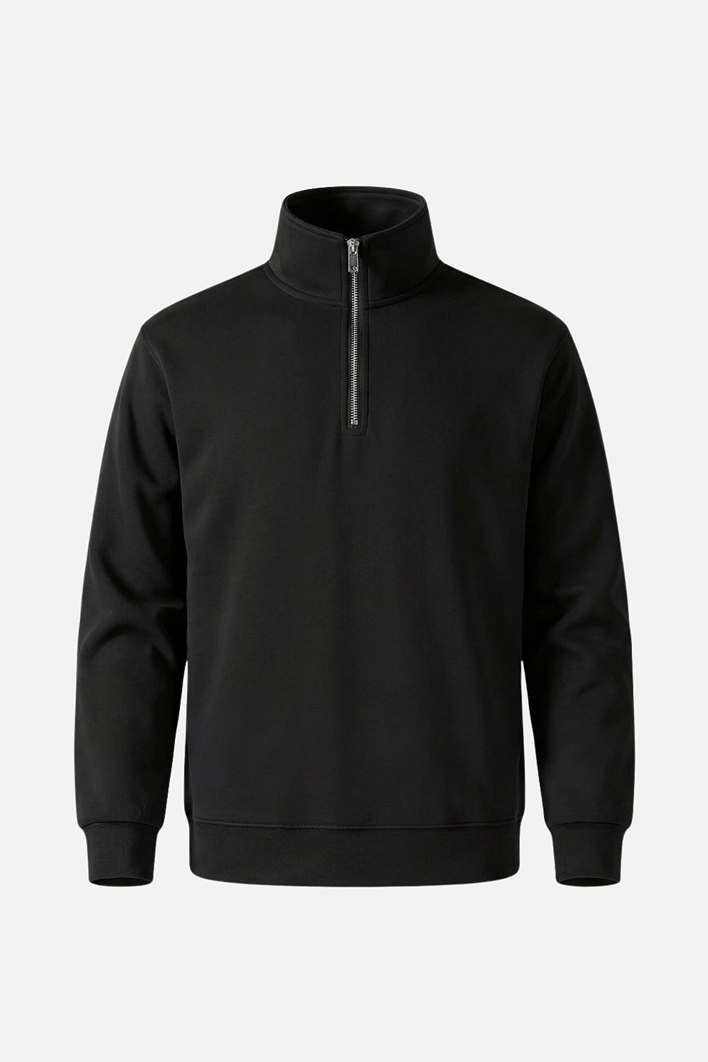 Men’s Winter Comfortable Quarter Zip Jumper High Collar