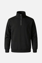 Men’s Winter Comfortable Quarter Zip Jumper High Collar
