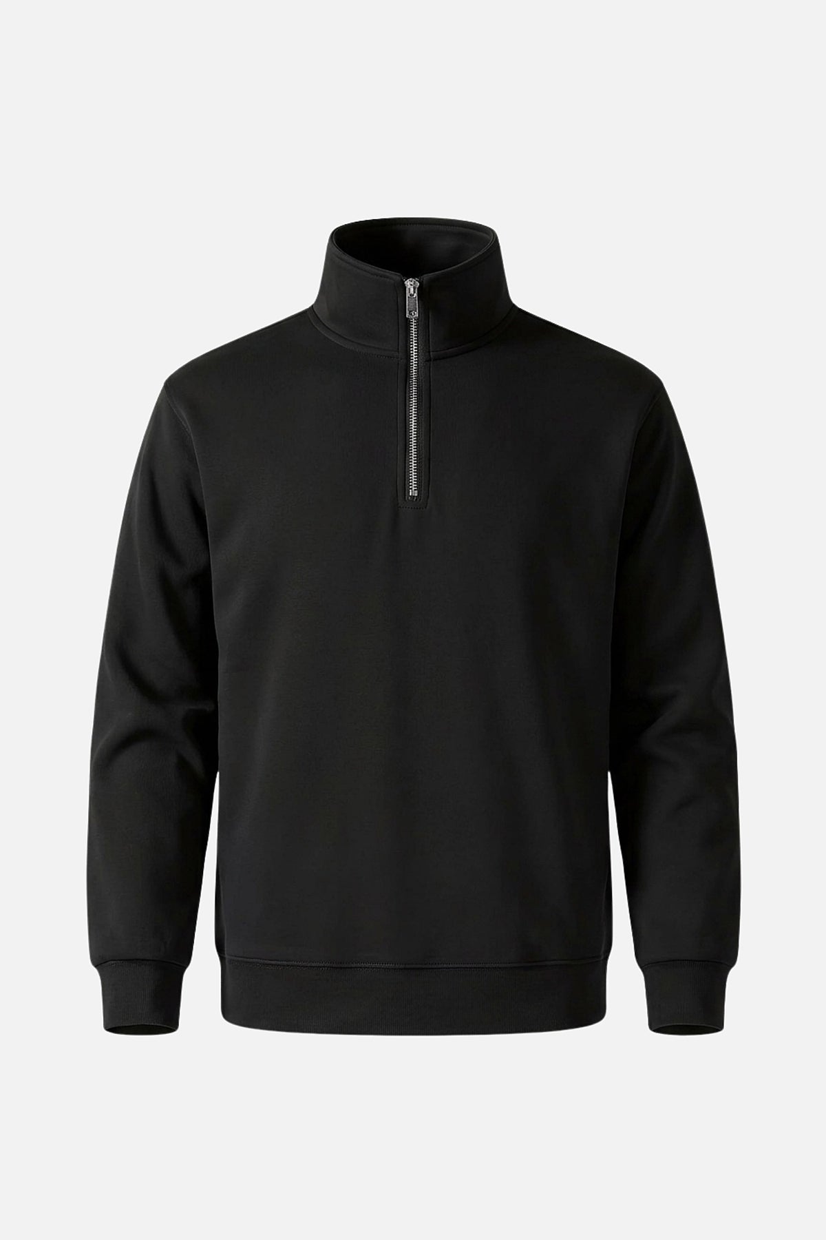 Men’s Winter Comfortable Quarter Zip Jumper High Collar