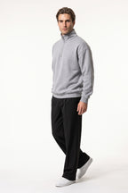 Men’s Winter Comfortable Quarter Zip Jumper High Collar