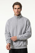 Men’s Winter Comfortable Quarter Zip Jumper High Collar