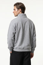 Men’s Winter Comfortable Quarter Zip Jumper High Collar