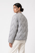 Women's Winter Warm Oversized Wavy Quilted Puffer Jacket