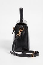Women's Versatile Genuine Leather Satchel Crossbody Bag with Top Handle