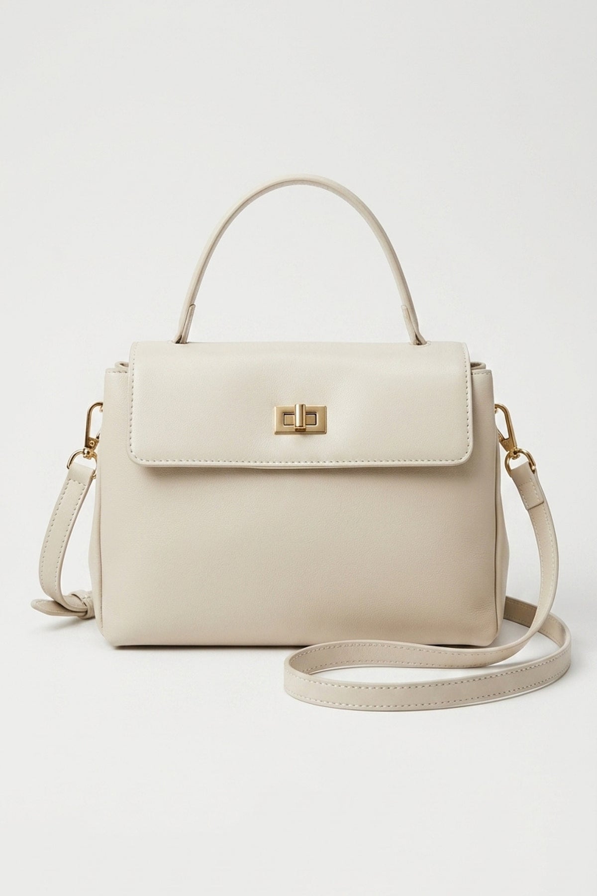 Women's Versatile Genuine Leather Satchel Crossbody Bag with Top Handle