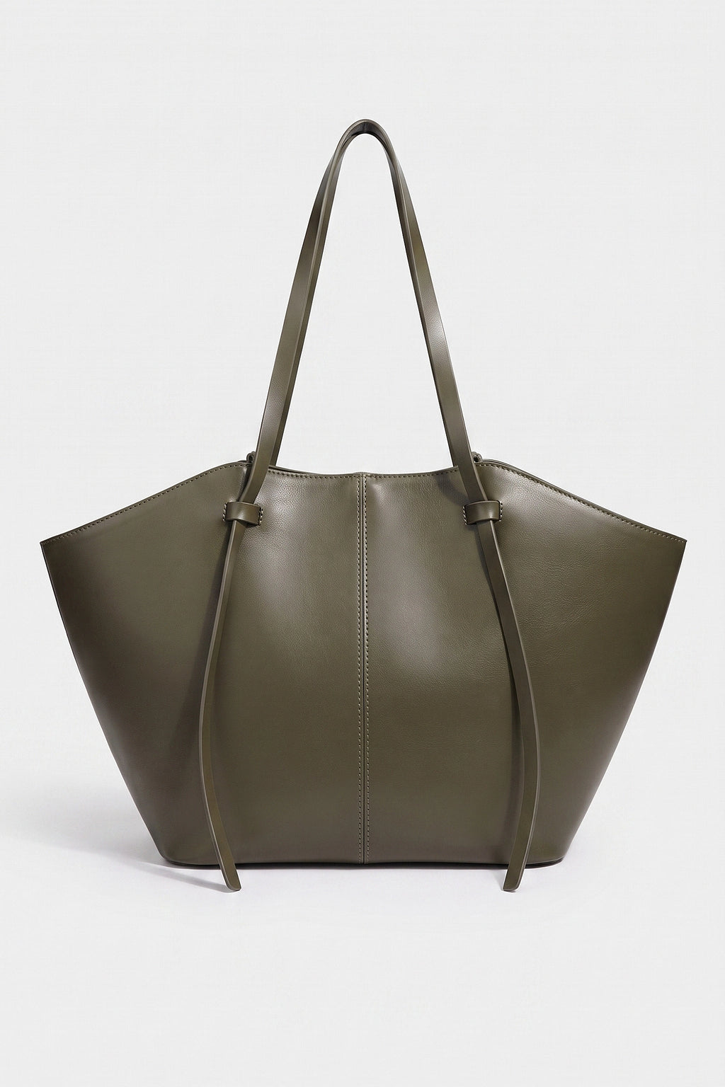 Women's Spacious Leather Shoulder Tote Bag