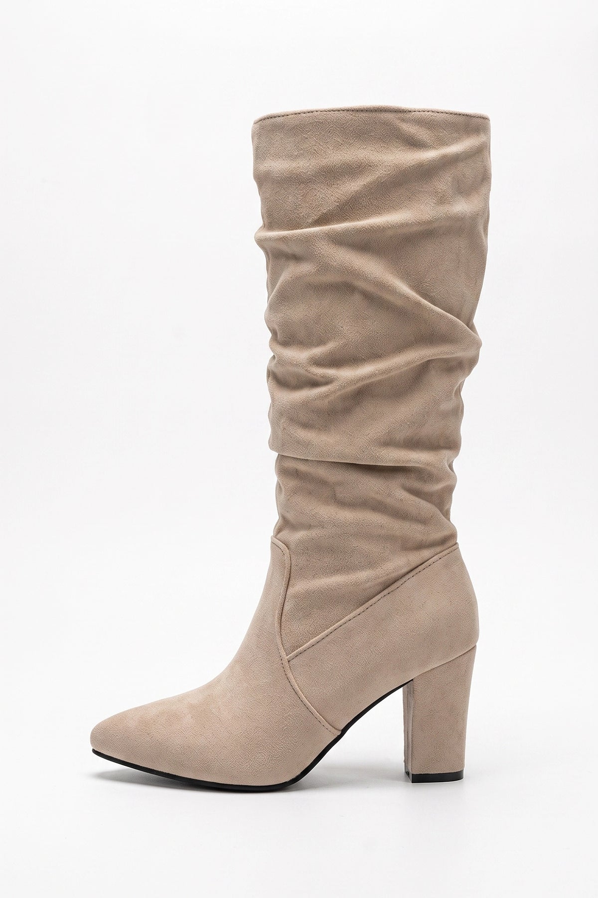 Women's Winter Stylish Suede Slouch Knee High Boots