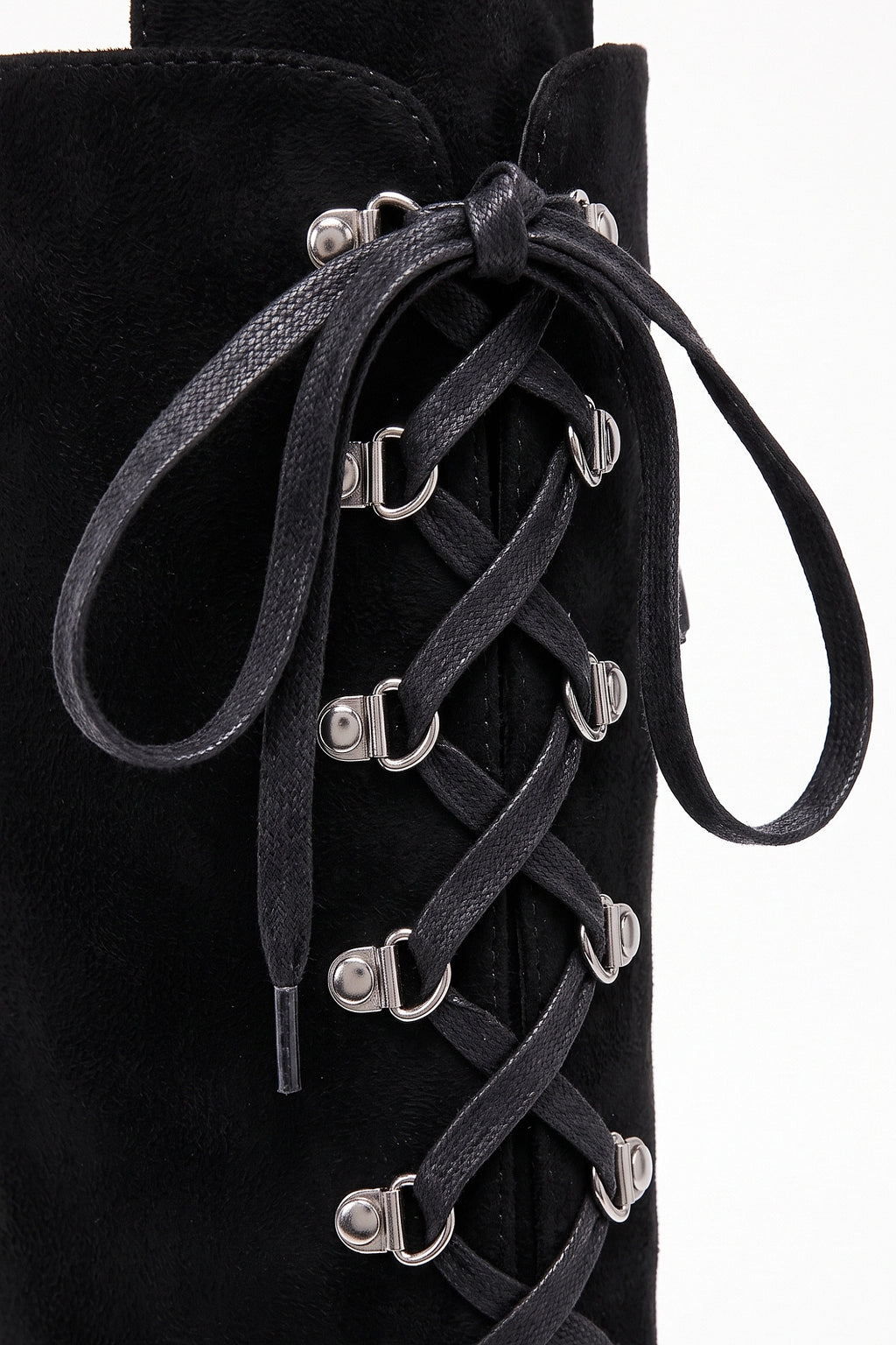 Women's Winter Lace Up Suede Warm Knee High Boots