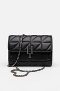 Women's Lightweight Quilted Chain Crossbody Shoulder Bag