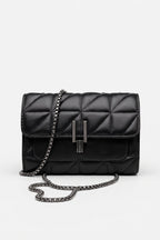 Women's Lightweight Quilted Chain Crossbody Shoulder Bag