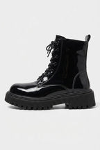 Women’s Winter Black Chunky Platform Ankle Boots