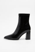 Women's Pointed Ankle Boots with Block Heel