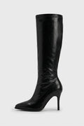 Women's Knee High Boots with Pointed Toe and Stiletto Heel
