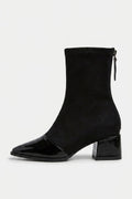 Women’s Winter Pointed Toe Block Heel Ankle Boots