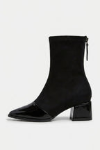 Women’s Winter Pointed Toe Block Heel Ankle Boots