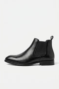 Men’s Easy Wear Leather Chelsea Boots with Low Heel