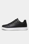 Men's Comfortable Leather Trainers with Low Top and Lace Up
