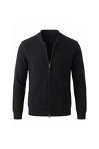 Men’s Winter Warm Ribbed Knit Cardigan Full Zip