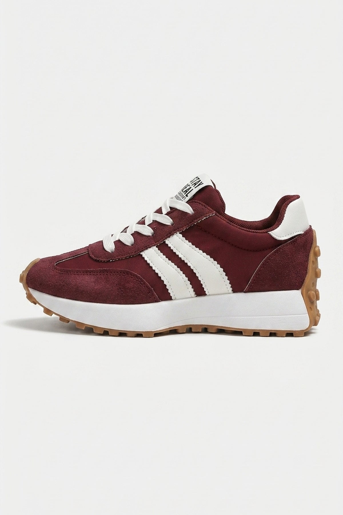 Women’s Casual Platform Retro Suede Trainers