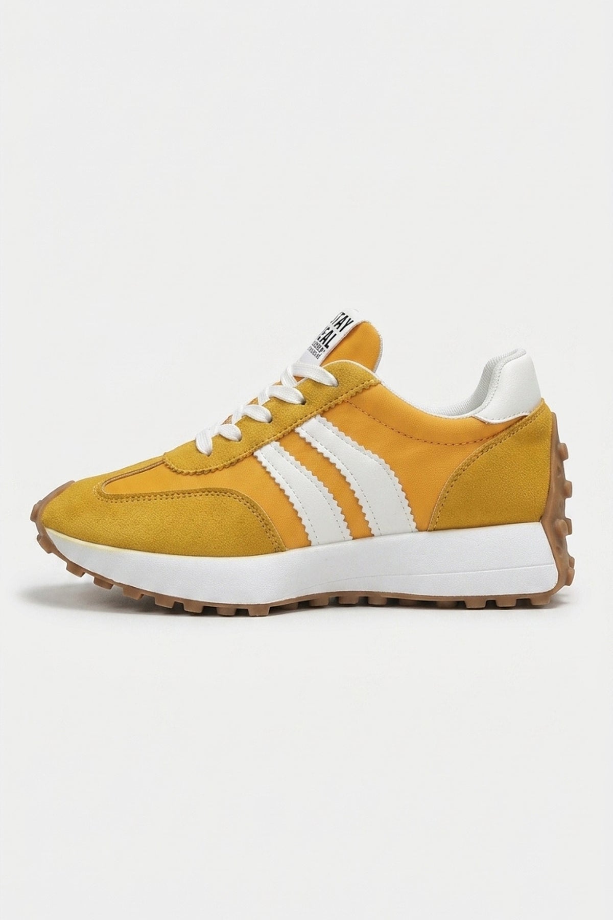 Women’s Casual Platform Retro Suede Trainers