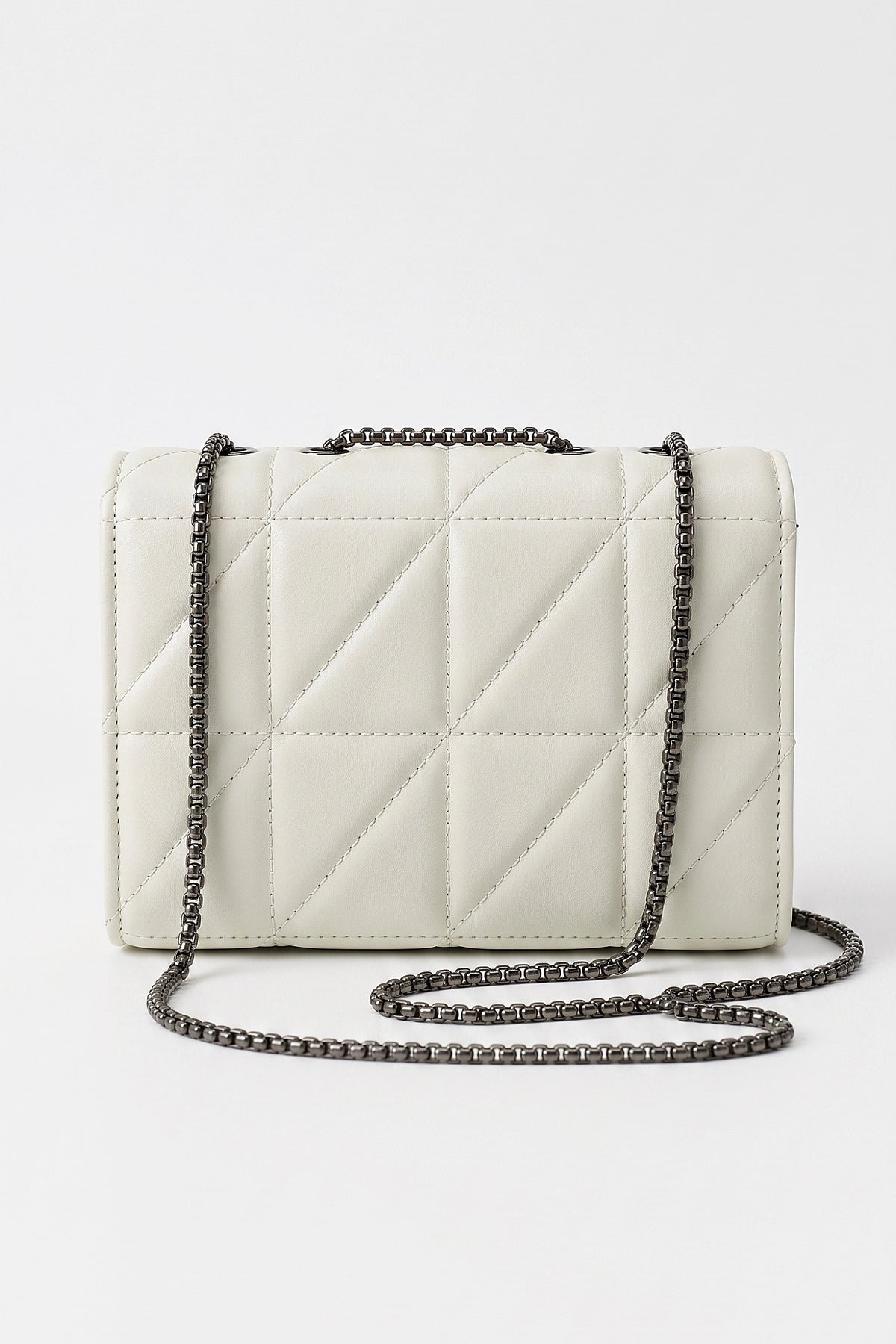 Women's Lightweight Quilted Chain Crossbody Shoulder Bag
