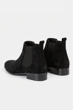 Men's Winter Easy Wear Chelsea Boots with Suede Look