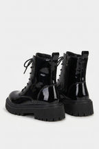 Women’s Winter Black Chunky Platform Ankle Boots