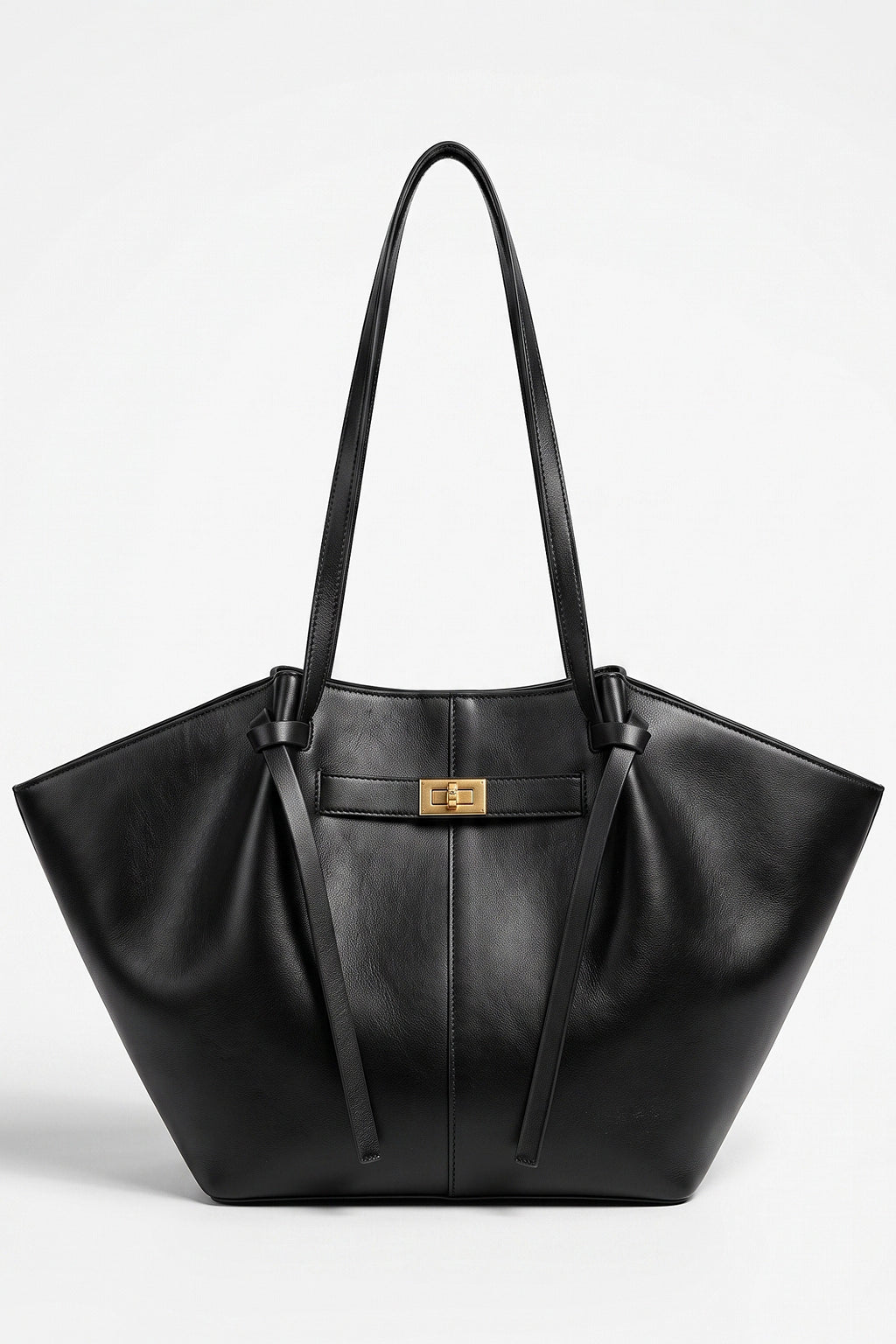 Women's Spacious Leather Shoulder Tote Bag