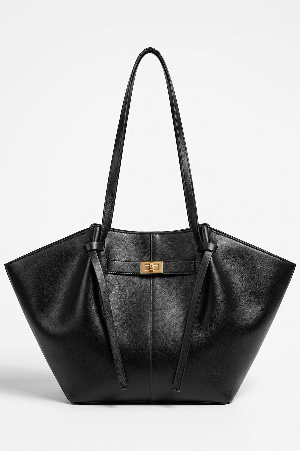 Women's Spacious Leather Shoulder Tote Bag