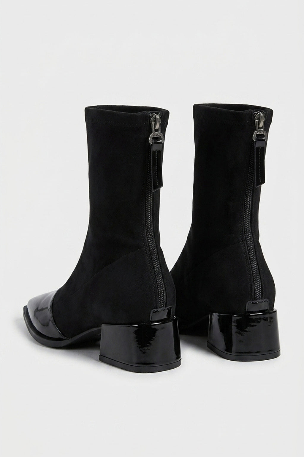Women’s Winter Pointed Toe Block Heel Ankle Boots