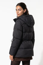 Women's Winter Warm Puffer Jacket with Adjustable Drawstring Waist