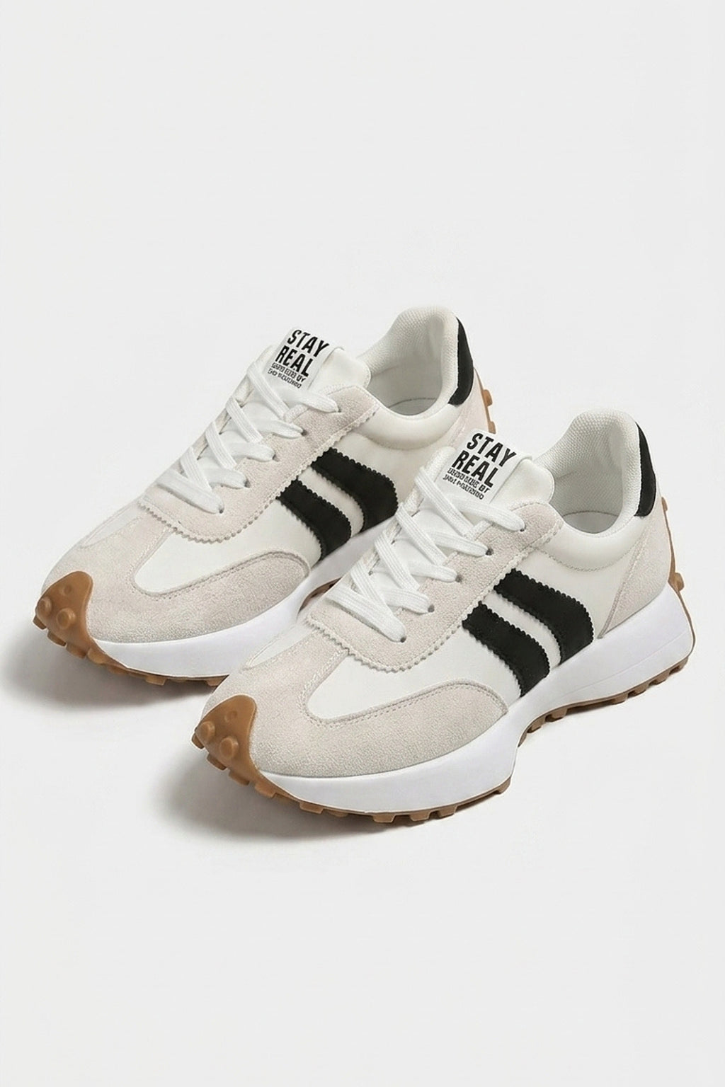 Women’s Casual Platform Retro Suede Trainers