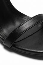 Caurelle | Women’s Open Toe Black High Heels Cut-Out Evening Elegance