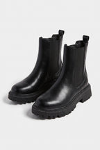 Women's Winter Grip Leather Chelsea Ankle Boots
