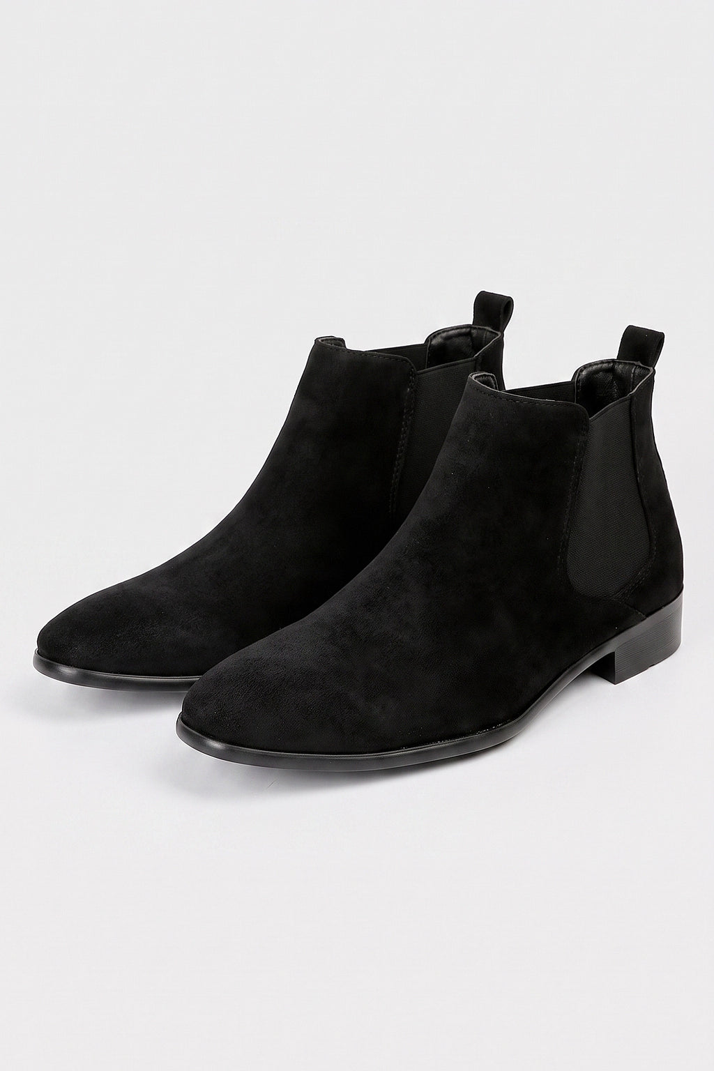 Men's Winter Easy Wear Chelsea Boots with Suede Look
