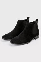 Men's Winter Easy Wear Chelsea Boots with Suede Look