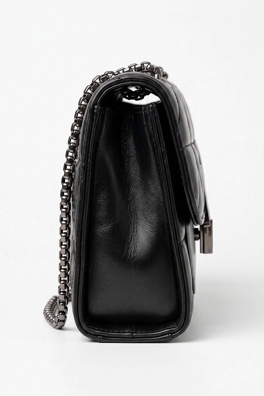 Women's Lightweight Quilted Chain Crossbody Shoulder Bag