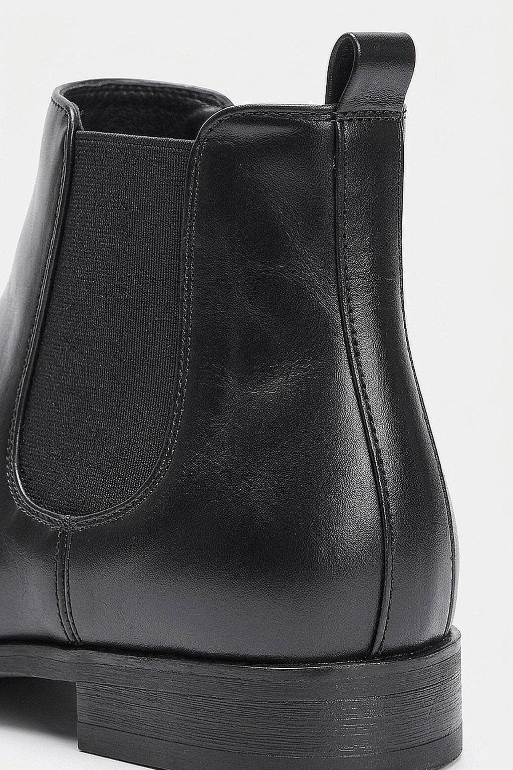 Men's Comfortable Leather Chelsea Boots with Side Zip