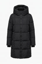 Women’s Winter Warm Longline Puffer Coat with Hood