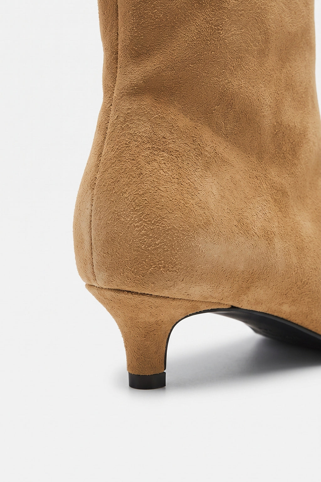 Women's Winter Pointed Toe Low Heel Suede Ankle Boots