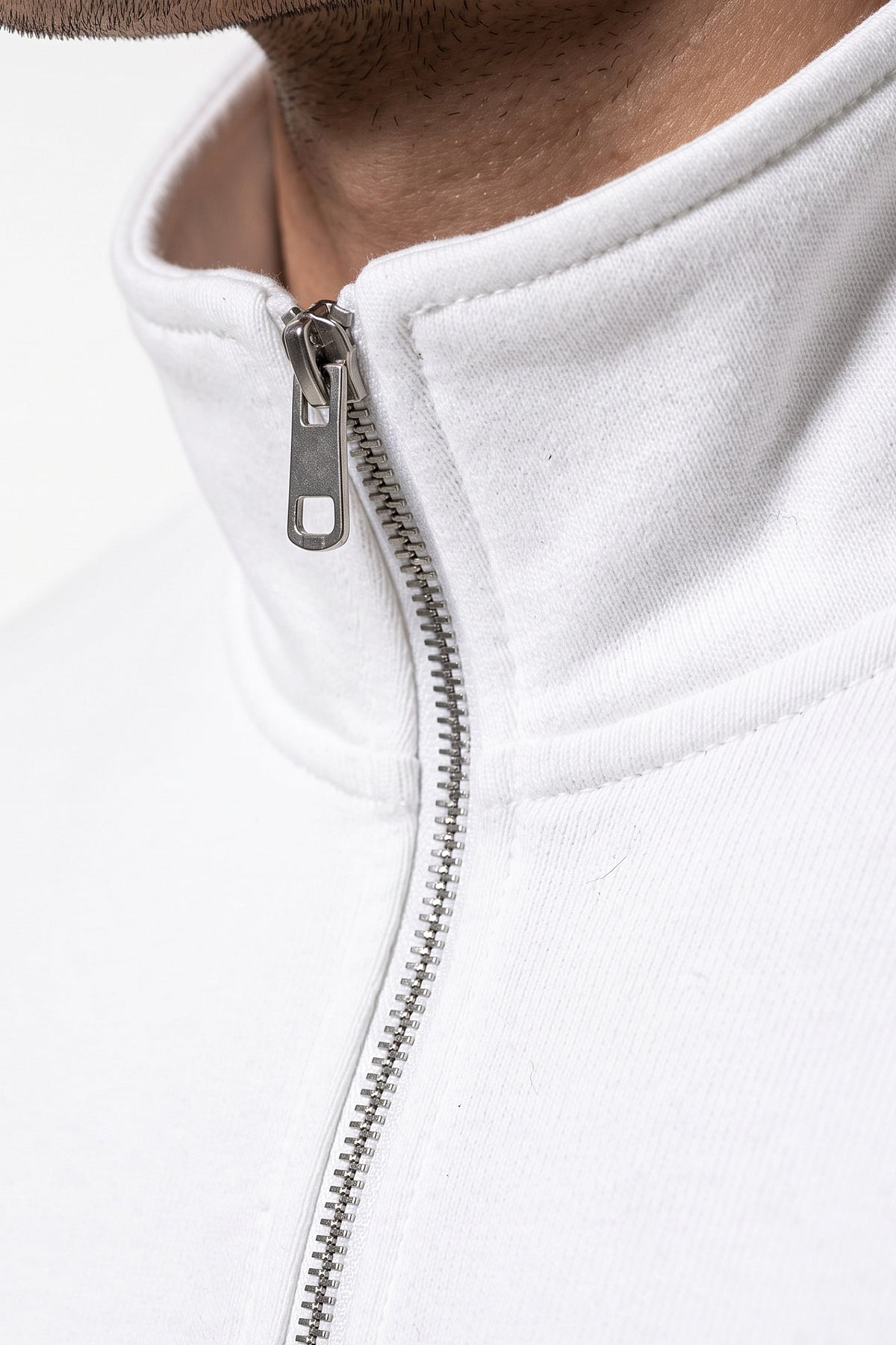 Men’s Winter Comfortable Quarter Zip Jumper High Collar