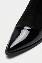 Women’s Winter Pointed Toe Block Heel Ankle Boots