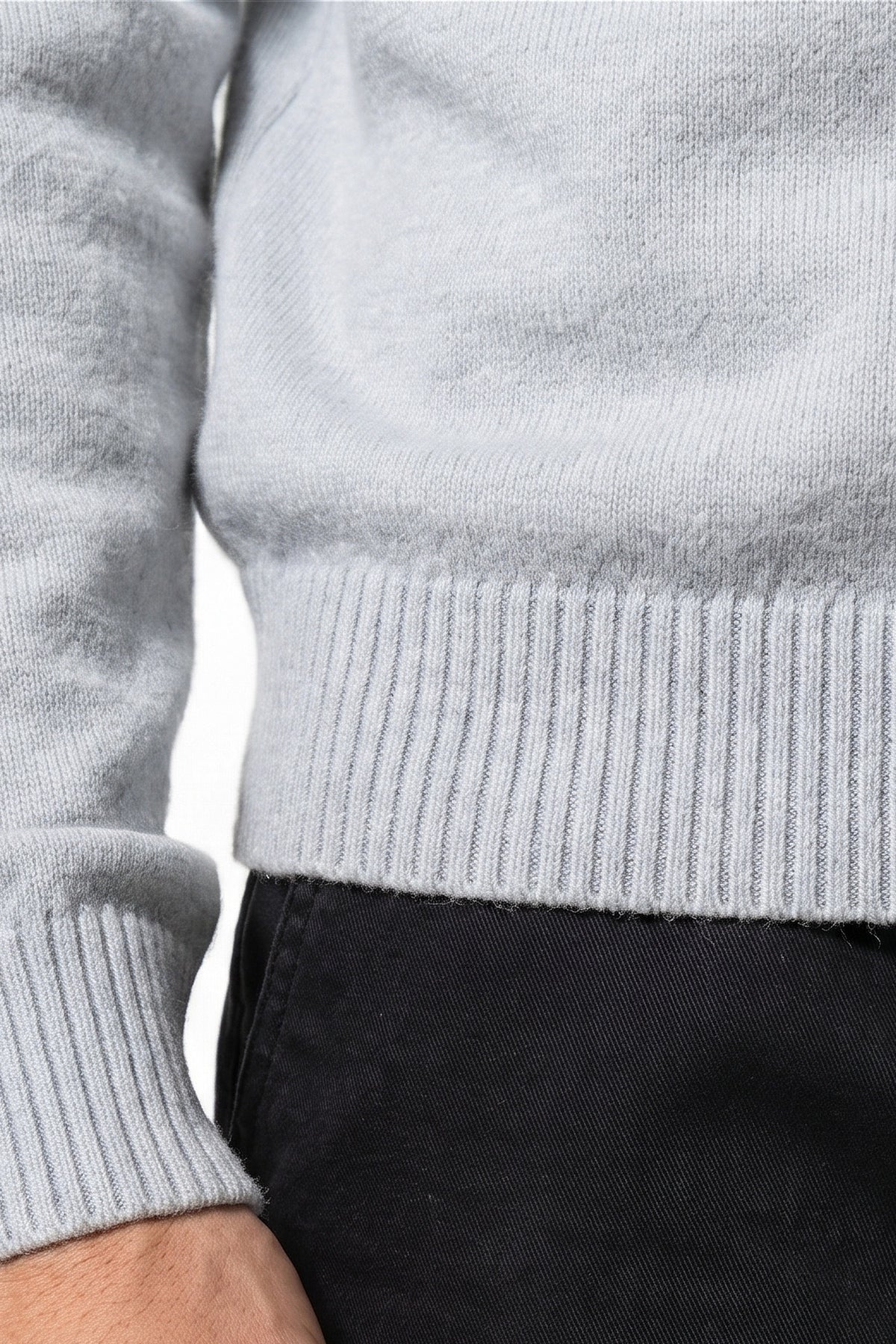 Men's Winter Comfortable Knitted Polo Jumper Relaxed Fit