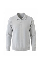 Men's Winter Comfortable Knitted Polo Jumper Relaxed Fit