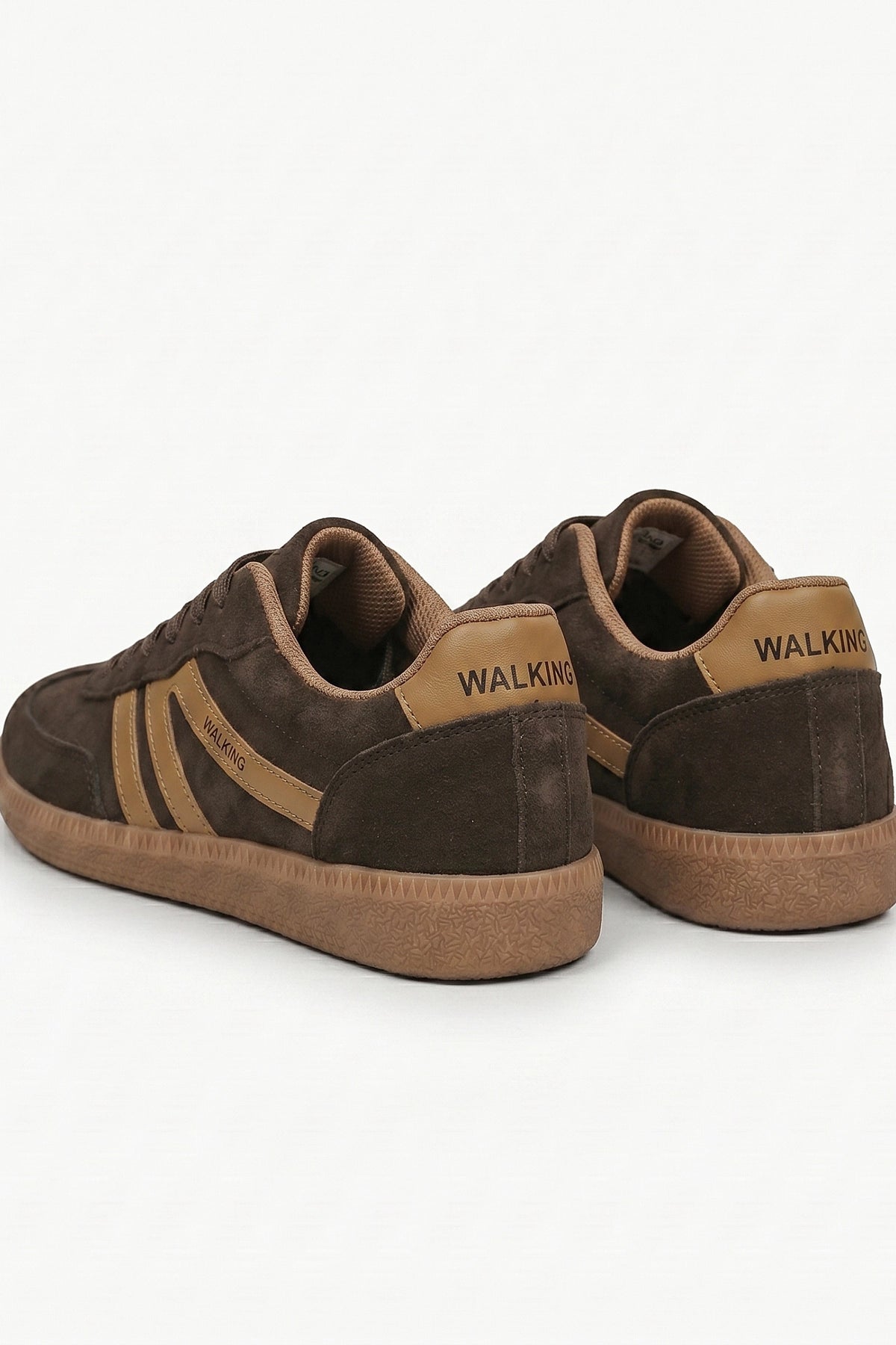Women's Retro Gum Sole Trainers Lace Up