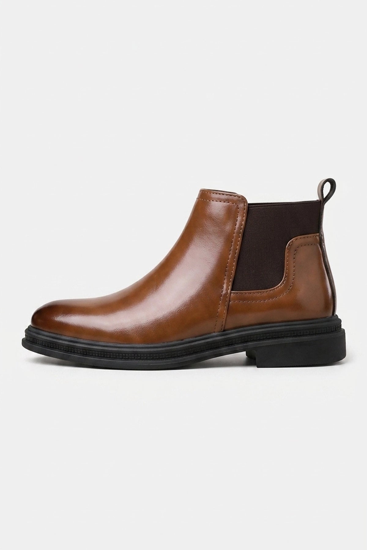 Men’s Easy On Leather Chelsea Boots Rounded Toe