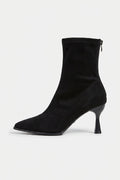 Women’s Winter Suede Pointed Toe High Heeled Ankle Boots