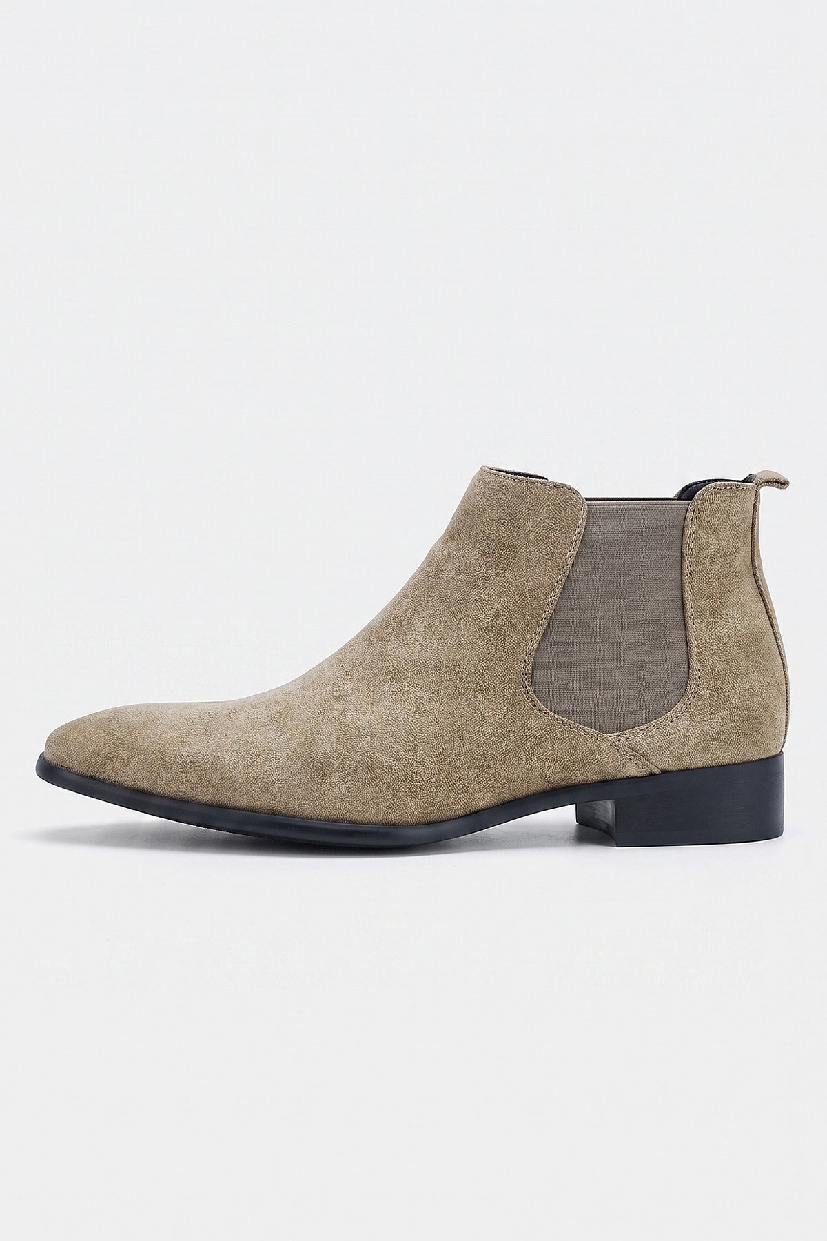 Men's Winter Easy Wear Chelsea Boots with Suede Look