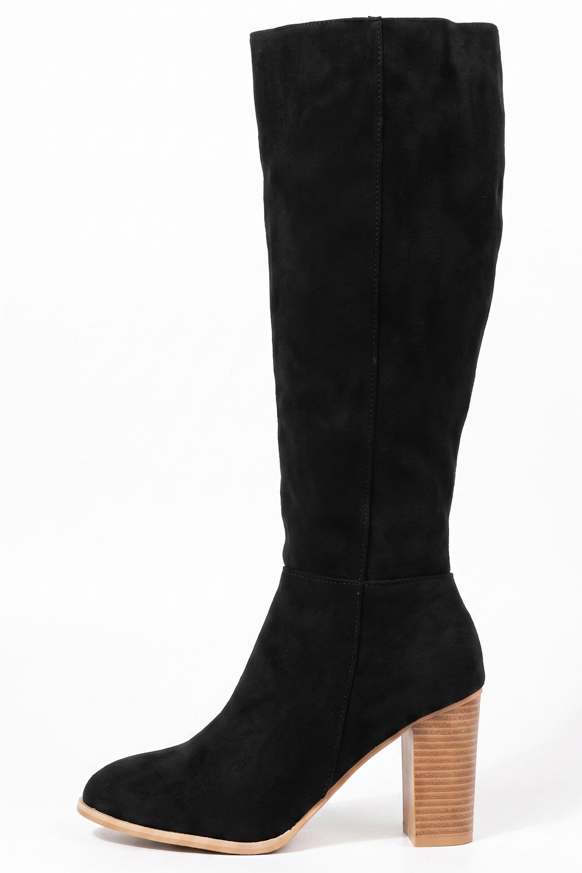 Women's Winter Comfortable Suede Knee High Boots with Side Zip